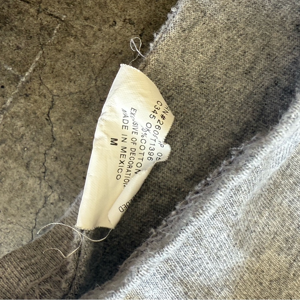 Champion Heather Gray Ringer Tee M - Picture 4 of 4